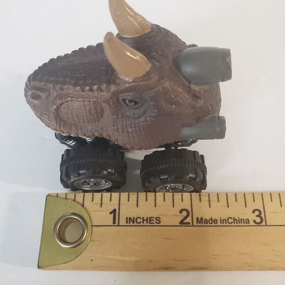 Wild Zoomies T-Rex Dinosaur Pull-Back Toy Car 2" Action - Picture 5 of 6